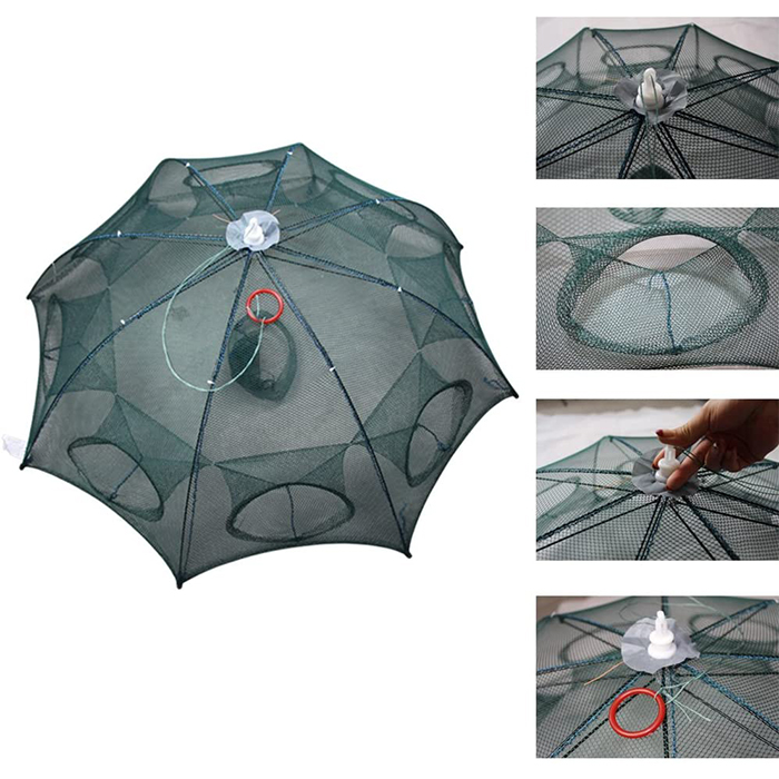 NetFish, plasă de pescuit în formă de umbrelă pentru pești și crabi - Image 9