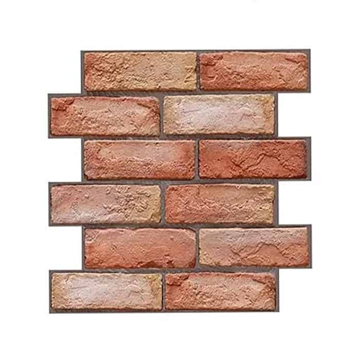 NewYorkWall, tapet autocolant 3D cu model de cărămidă portocalie ( set de 10 buc.) - Image 2