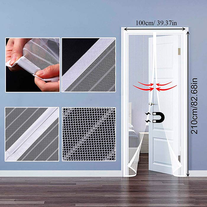 NoInsectCurtain, plasă magnetică pentru țânțari - Image 2