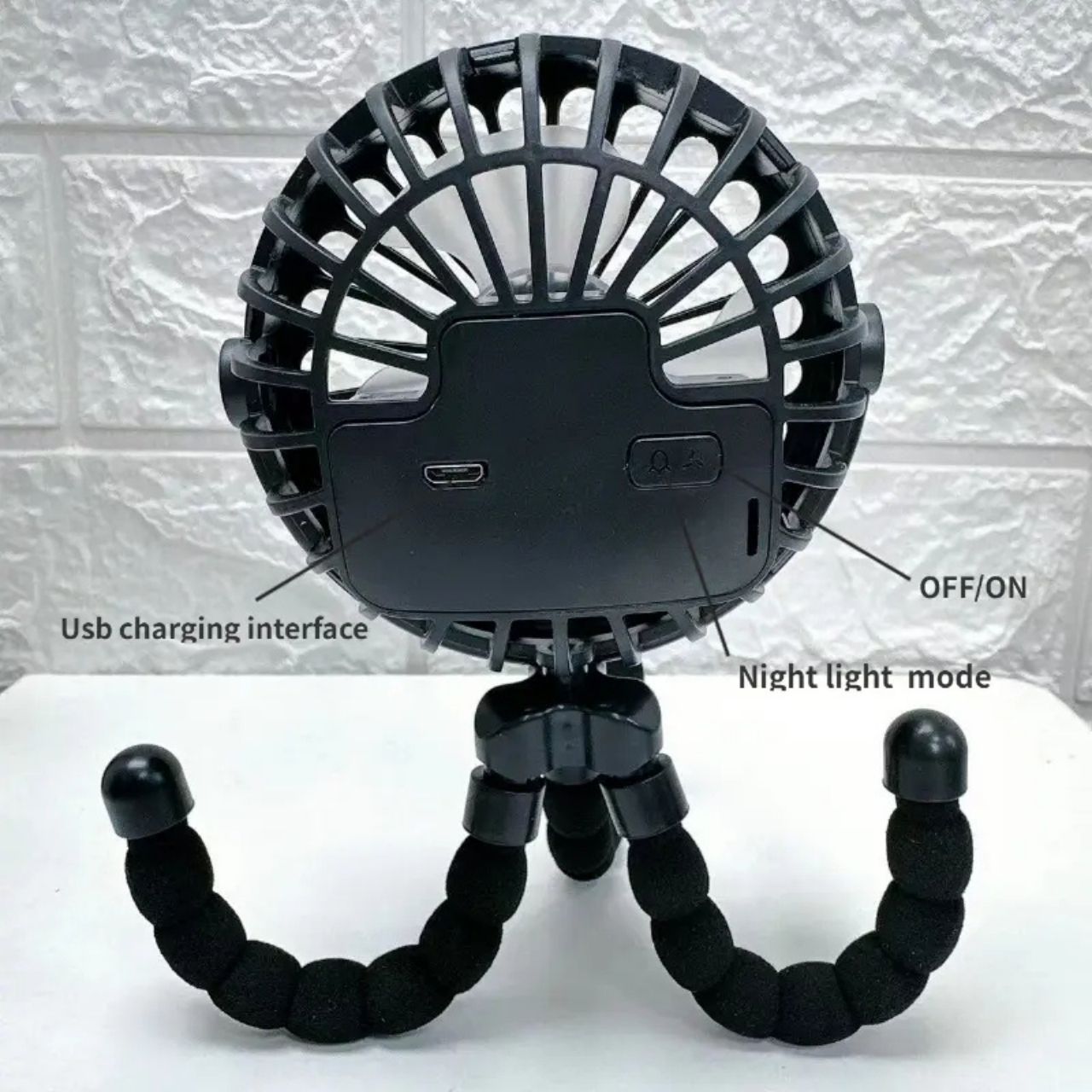 Octy, mini ventilator cu suport flexibil - Image 7