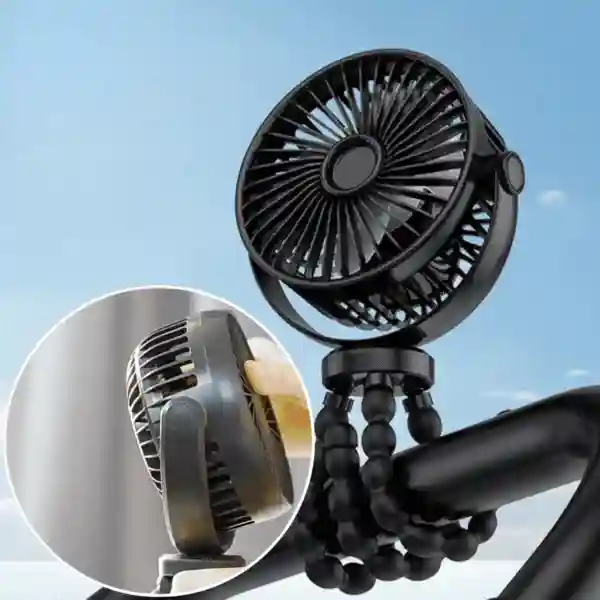 Octy, mini ventilator cu suport flexibil - Image 10