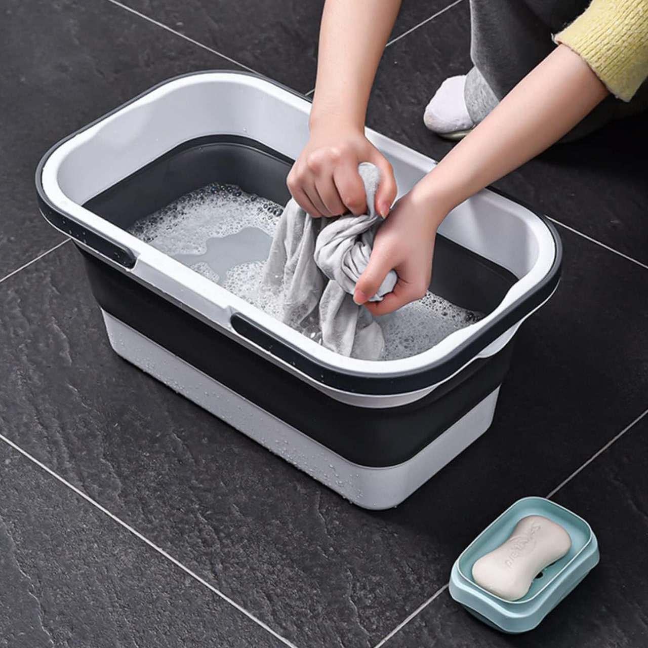 Pail, găleată pliabilă pentru curățare ușoară - Image 7