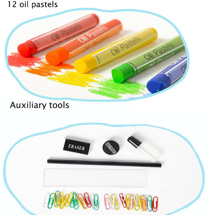 PaintingKit, set de 86 vopsele și alte accesorii potrivite pentru adulți și copii - Image 3