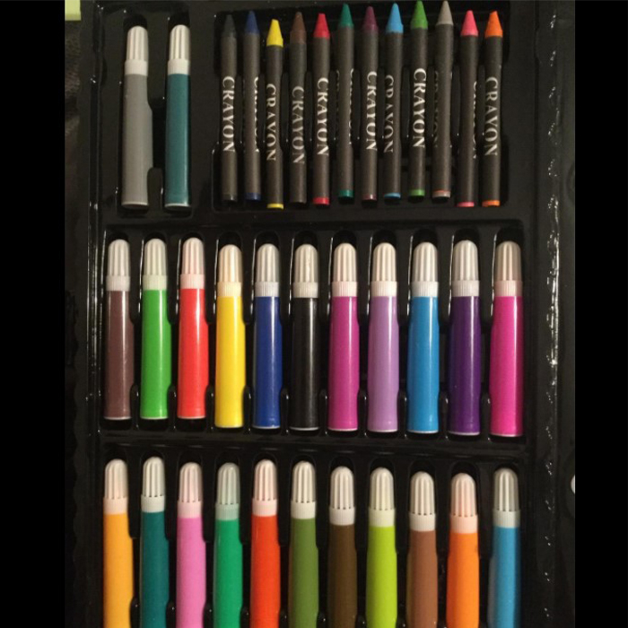 PaintingKit, set de 86 vopsele și alte accesorii potrivite pentru adulți și copii - Image 4