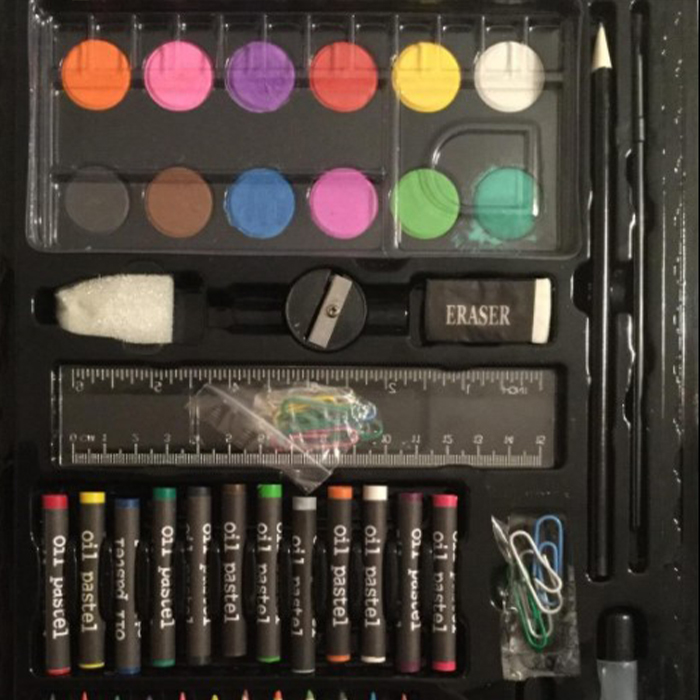 PaintingKit, set de 86 vopsele și alte accesorii potrivite pentru adulți și copii - Image 5