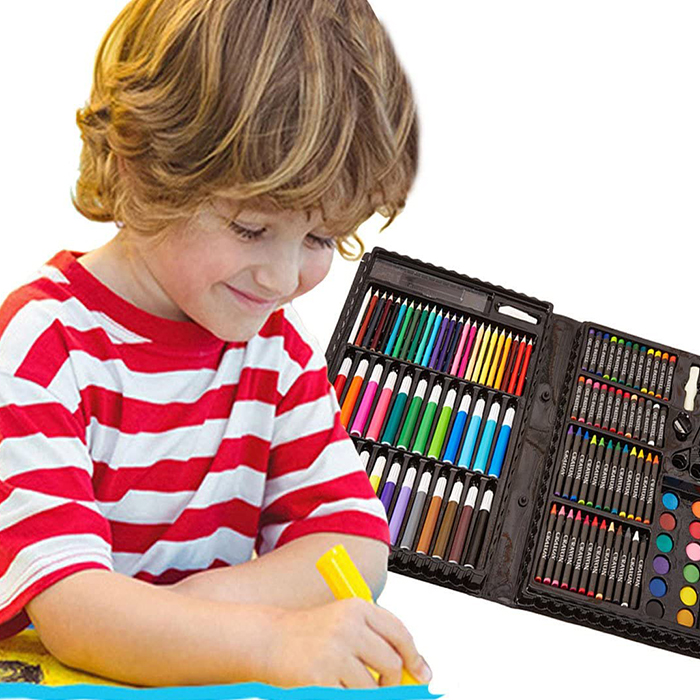 PaintingKit, set de 86 vopsele și alte accesorii potrivite pentru adulți și copii - Image 10