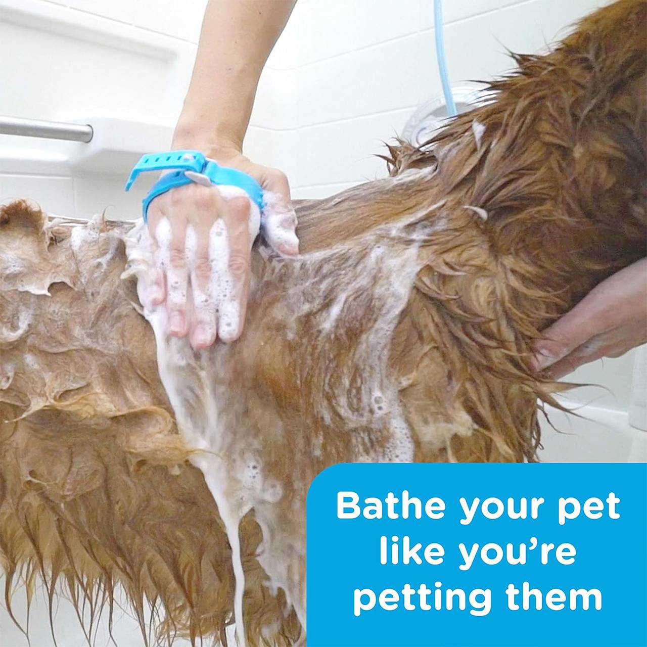 PawBath, perie de masaj multifuncțională pentru băița animalelor de companie - Image 6