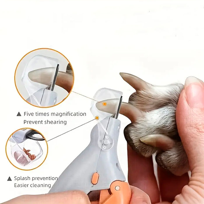 PawGloTrim, clește pentru tăierea ghearelor cu lumină LED - Image 4