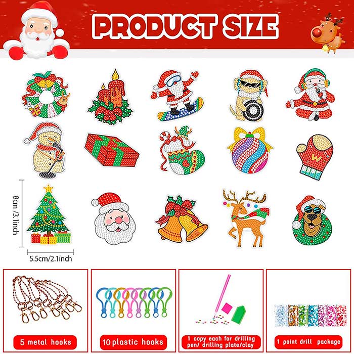 PerfectGift, set creativ de sărbători cu 15 piese - Image 2