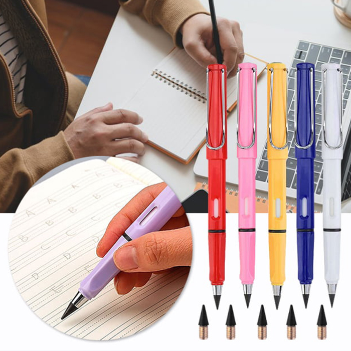 PermanentPen, creion ergonomic cu un vârf care nu se uzează și rămâne ascuțit 1+1 GRATIS - Image 6