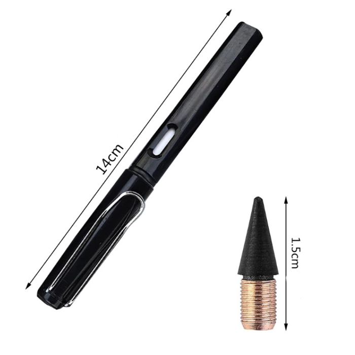 PermanentPen, creion ergonomic cu un vârf care nu se uzează și rămâne ascuțit 1+1 GRATIS - Image 9