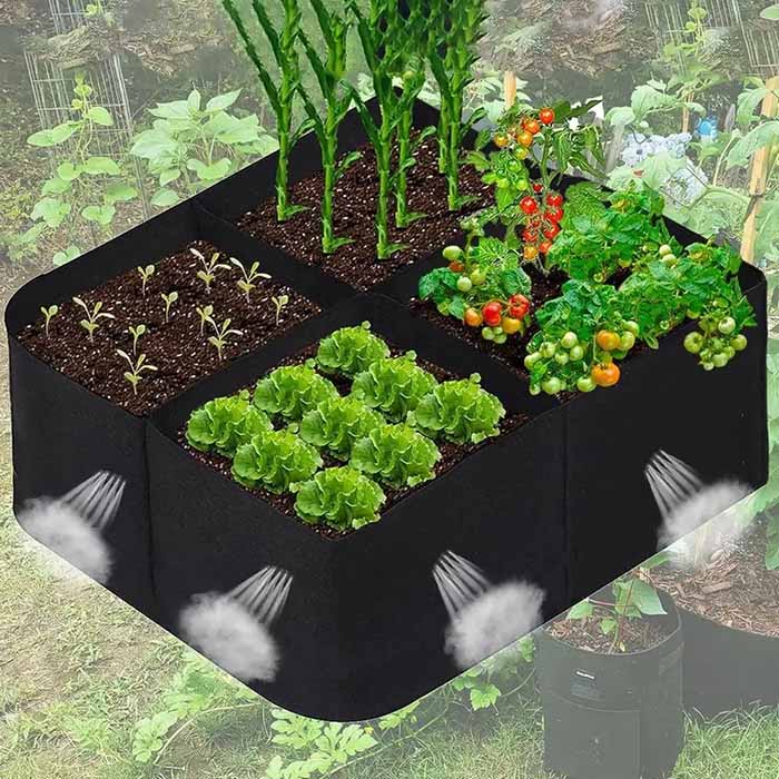 4 compartimente practice pentru cultivarea diferitelor tipuri de plante.