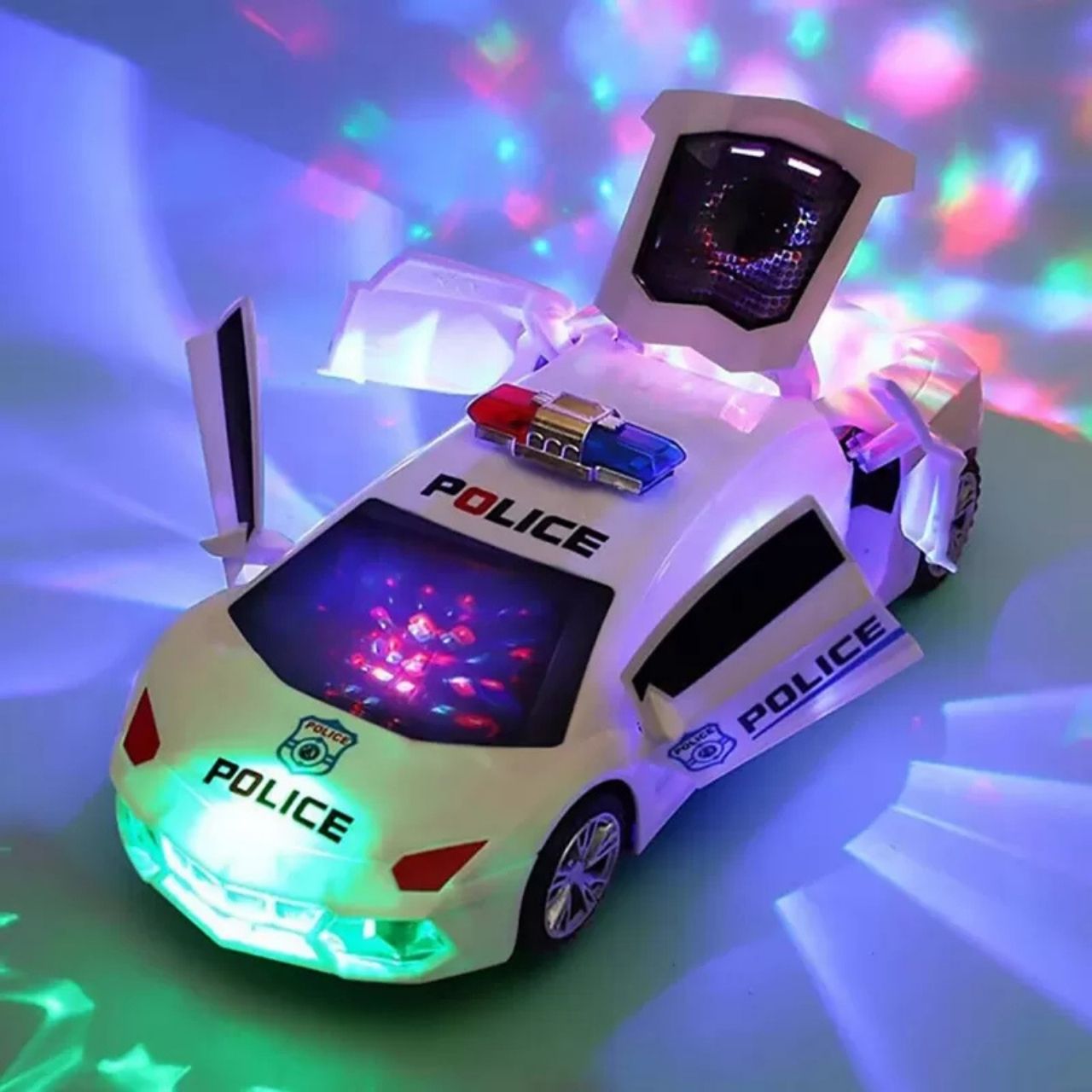PoliceCar, mașină de poliție cu lumini LED - Image 6