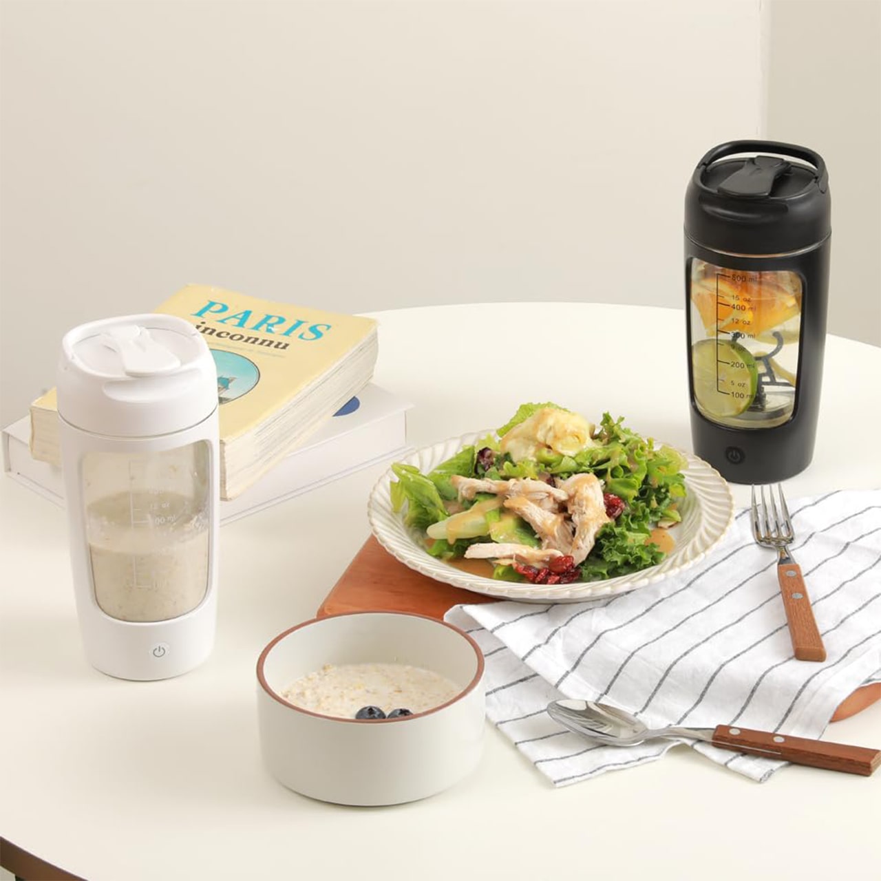 ProteinShaker, un shaker electric cu un recipient care este de asemenea o sticlă - Image 7