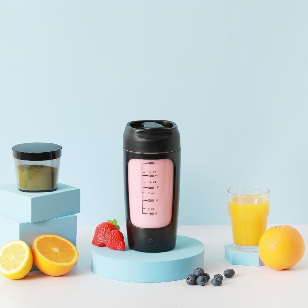 ProteinShaker, un shaker electric cu un recipient care este de asemenea o sticlă - Image 10