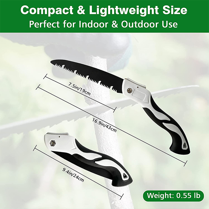 PruningSaw, ferăstrău de grădină pliabil pentru copaci și arbuști - Image 6