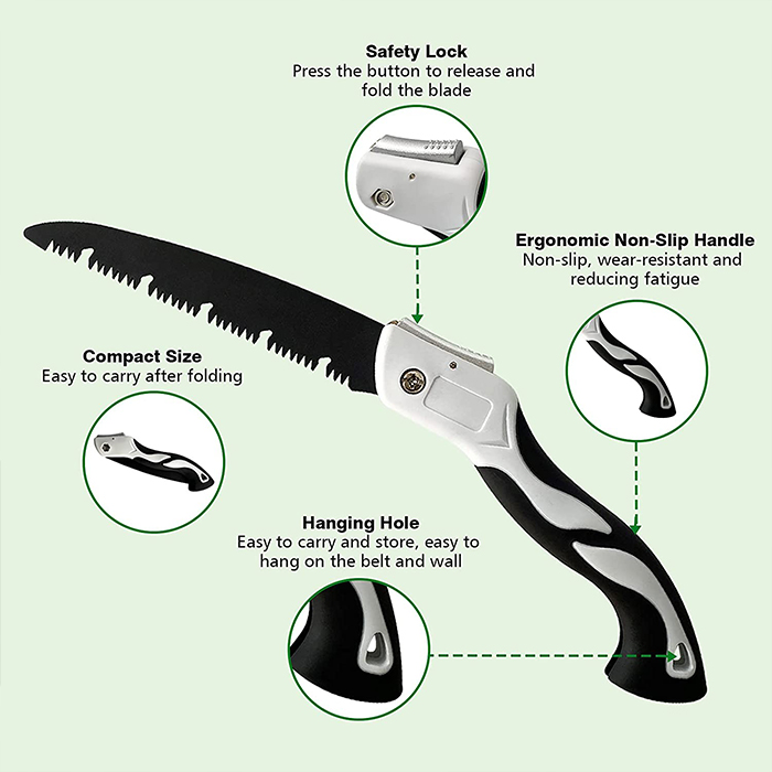 PruningSaw, ferăstrău de grădină pliabil pentru copaci și arbuști - Image 10
