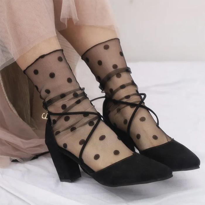 RetroMeshSocks, 5 perechi de șosete de modă calde - Image 4