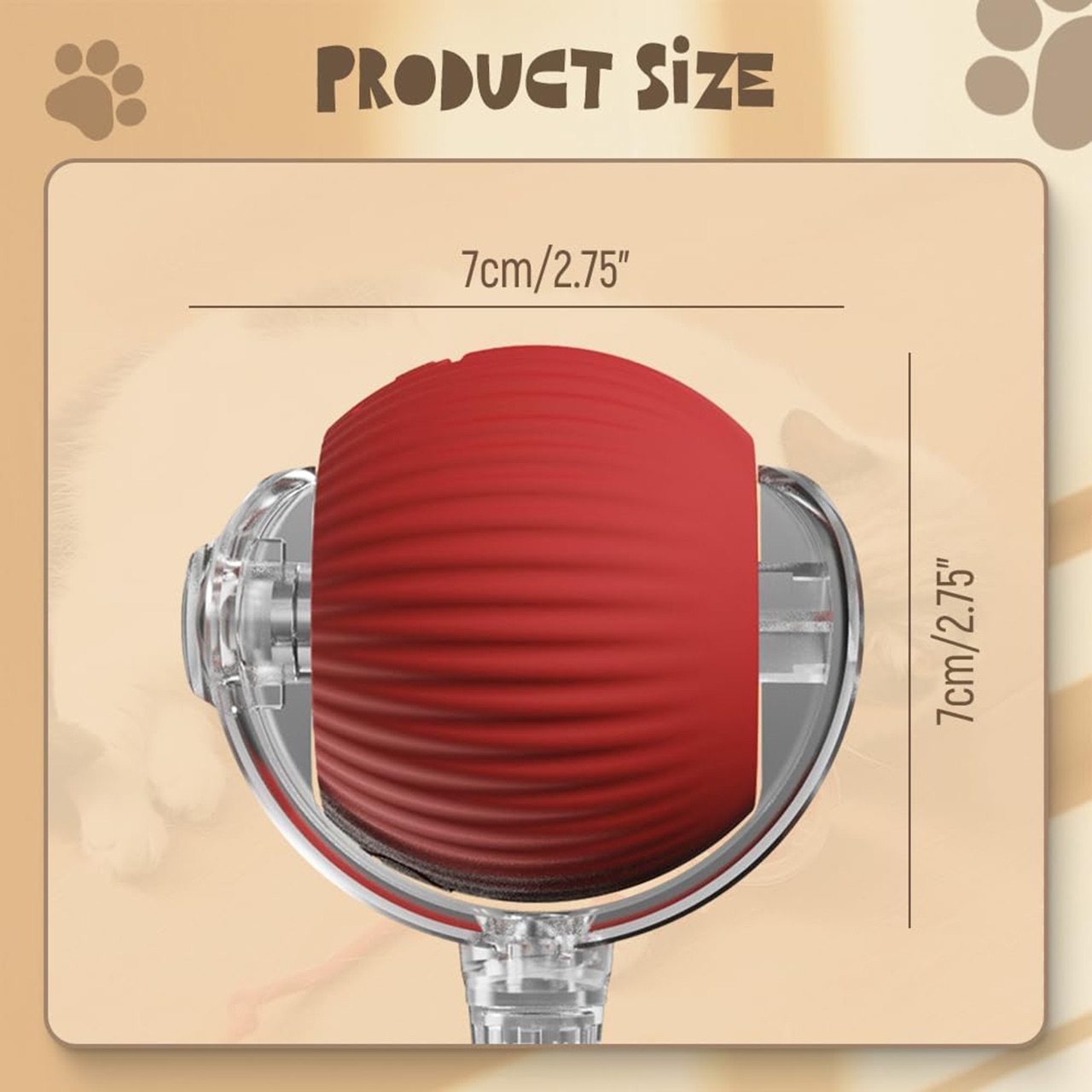 RollBall, o minge de joacă cu un zgardă pentru animale de companie - Image 9