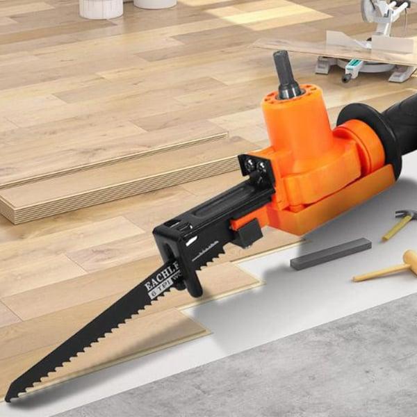 SawDrill, kitul format din 5 piese care transformă un burghiu electric într-o ferăstrău - Image 2
