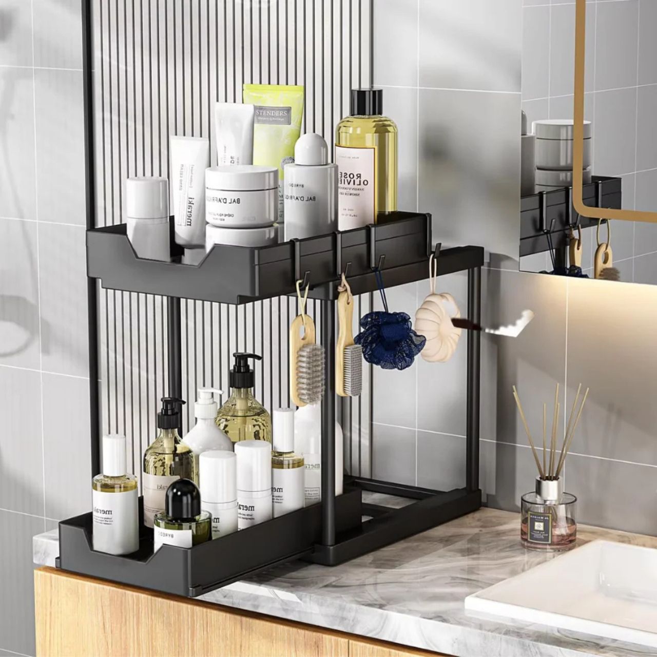 Shelfy, o unitate de rafturi pe două niveluri pentru organizare - Image 4