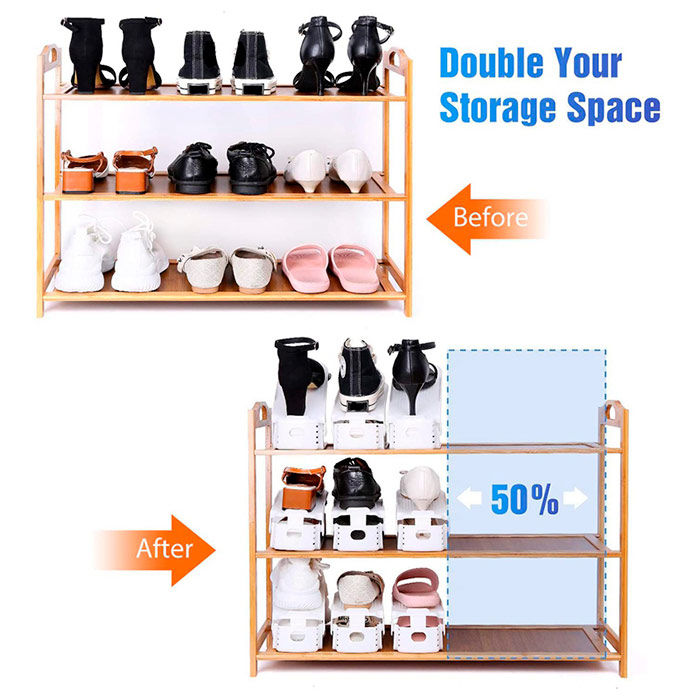 ShoeRack, organizator de pantofi care economisește spațiu (5 bucăți) - Image 6