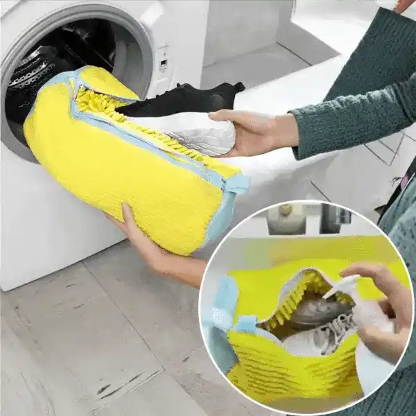 ShoeWash, un sac de curățare pentru pantofi, lavabil - Image 9