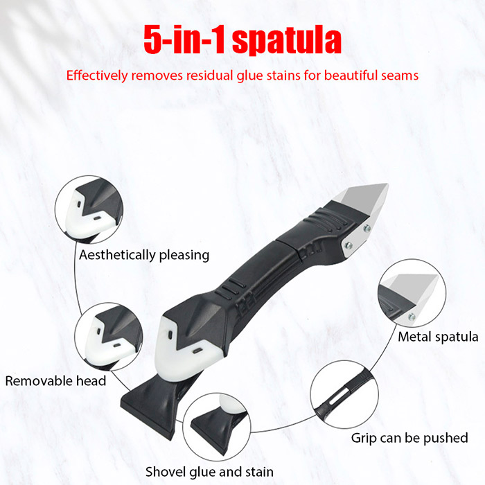 SiliconRemover, instrument 5 în 1 pentru aplicarea, netezirea și îndepărtarea siliconului - Image 11