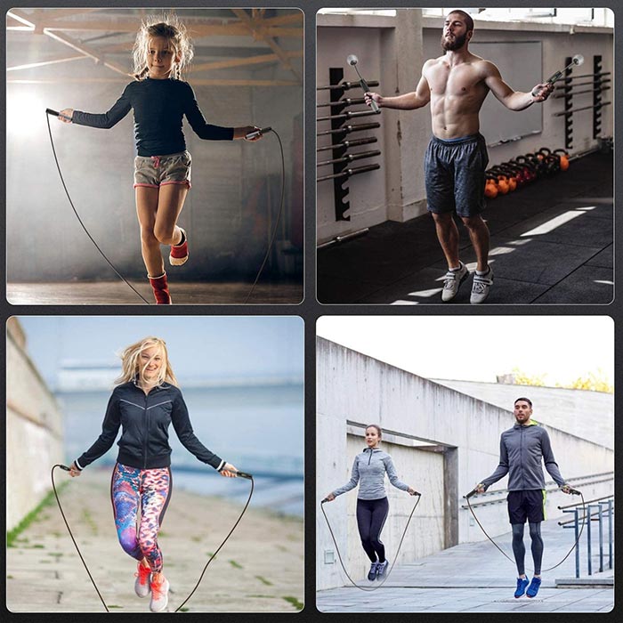 Coarda pentru sărituri vă permite să ardeți calorii și grăsimea rapid și să câștigați masă musculară!