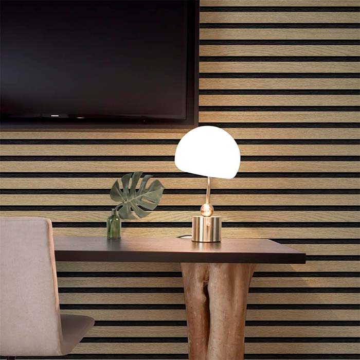 SlatWall, autocolant autoadeziv cu aspect de lemn natural (300 x 45 cm) - Image 4