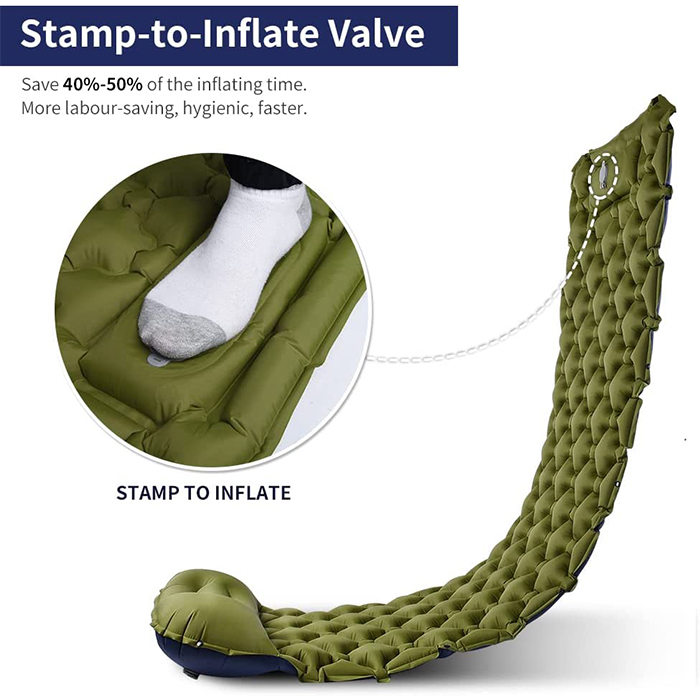 SleepMat, saltea gonflabilă cu spațiu pentru cap - Image 2