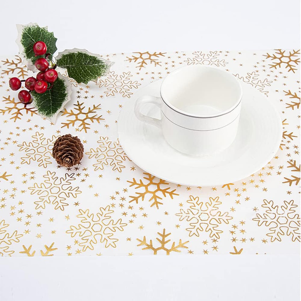 SnowFlake, fața de masă festivă - Image 10