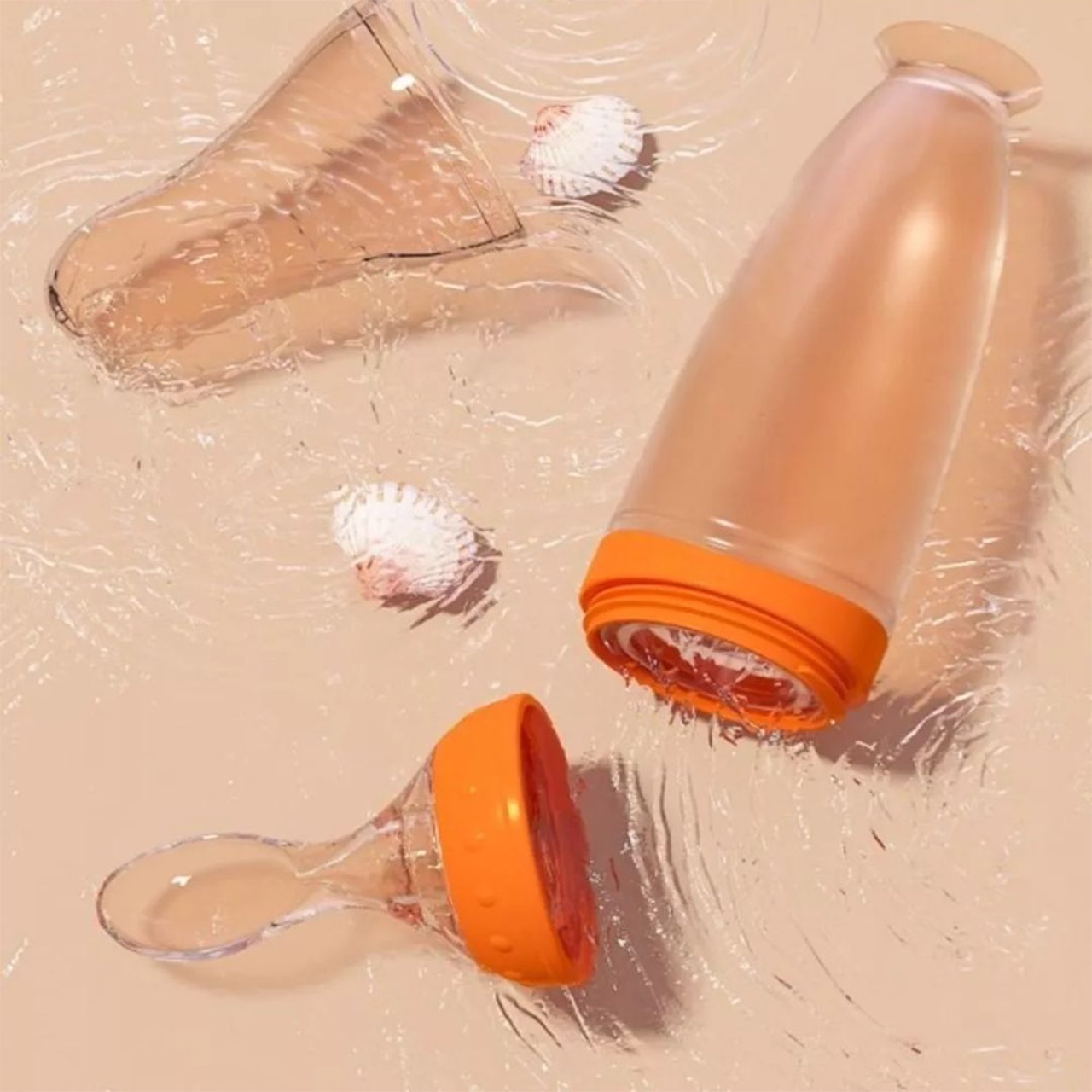 SoftSpoon, sticlă din silicon cu linguriță - Image 8