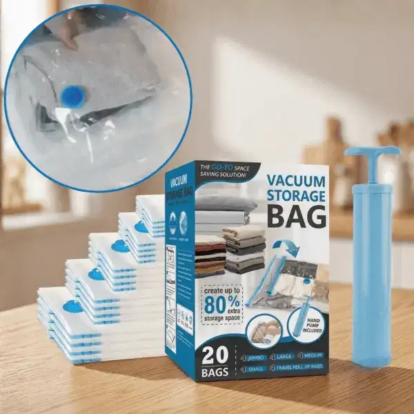 Pungi de depozitare în vid pentru haine, SpaceBags