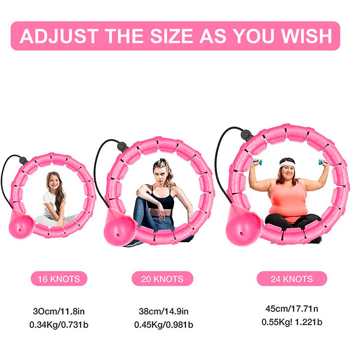 SpinningHoop, cerc hula hoop flexibil cu greutăți - Image 2