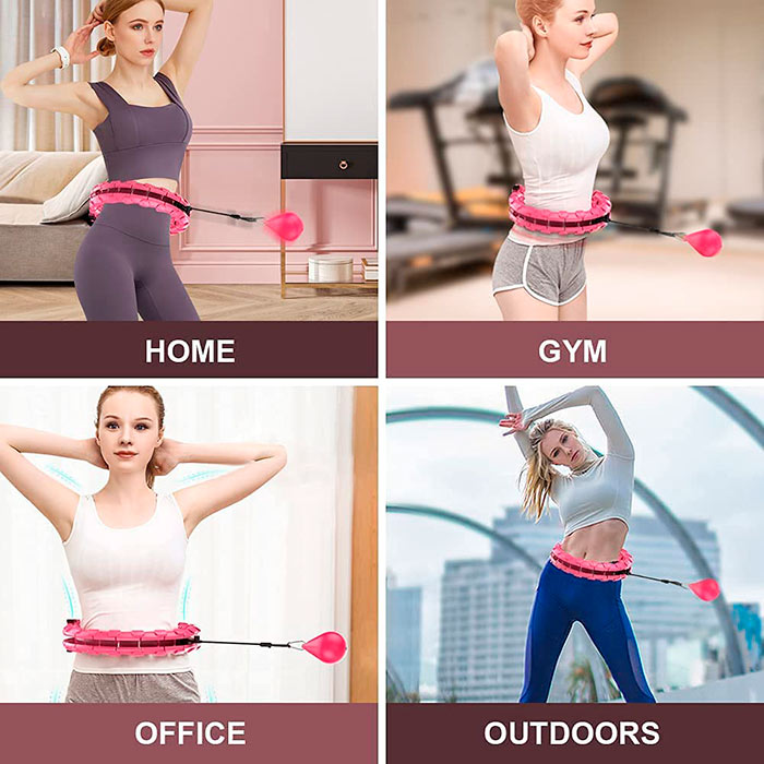 SpinningHoop, cerc hula hoop flexibil cu greutăți - Image 8
