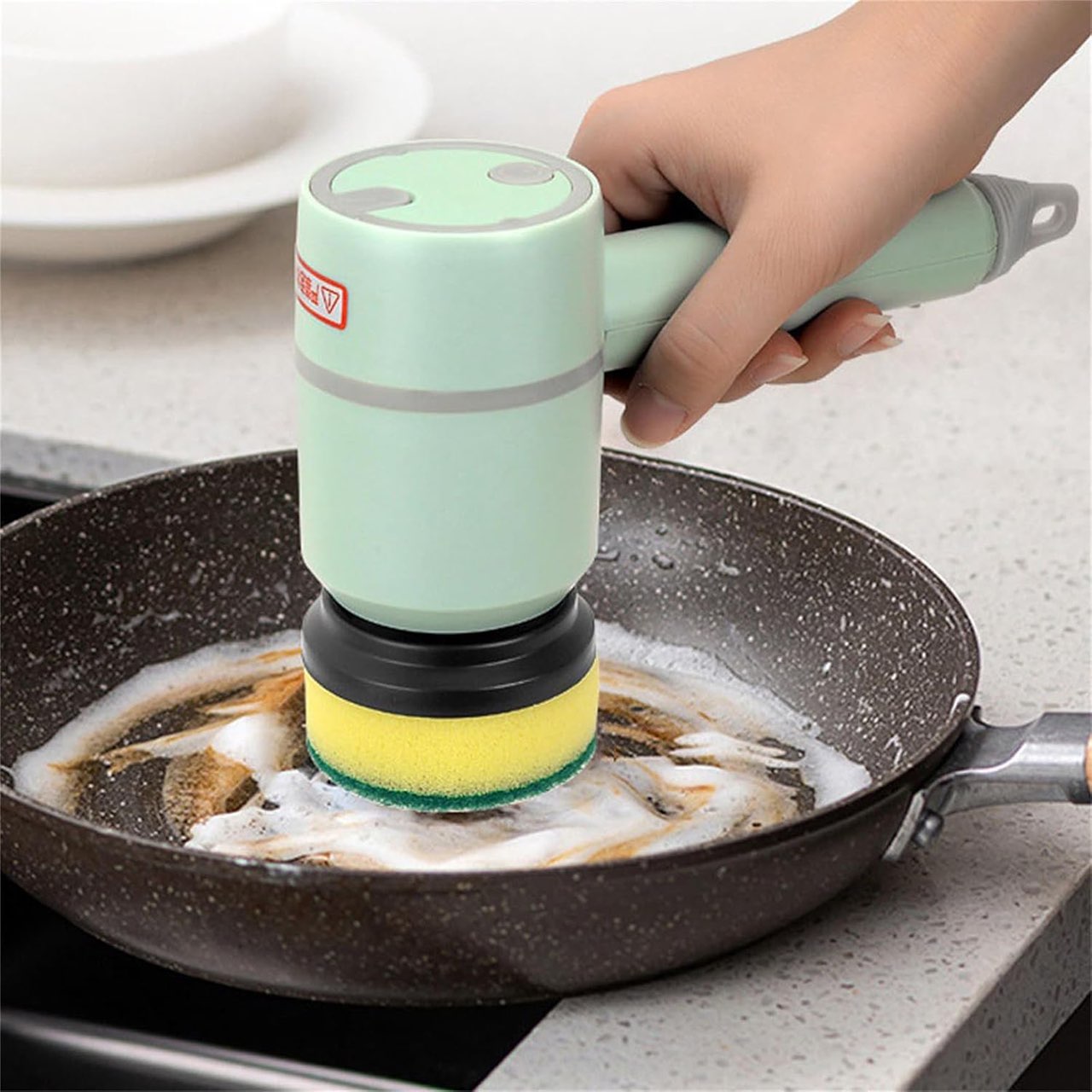Spinny, buretele electric multifuncțional de curățare cu cap rotativ la 360° - Image 2
