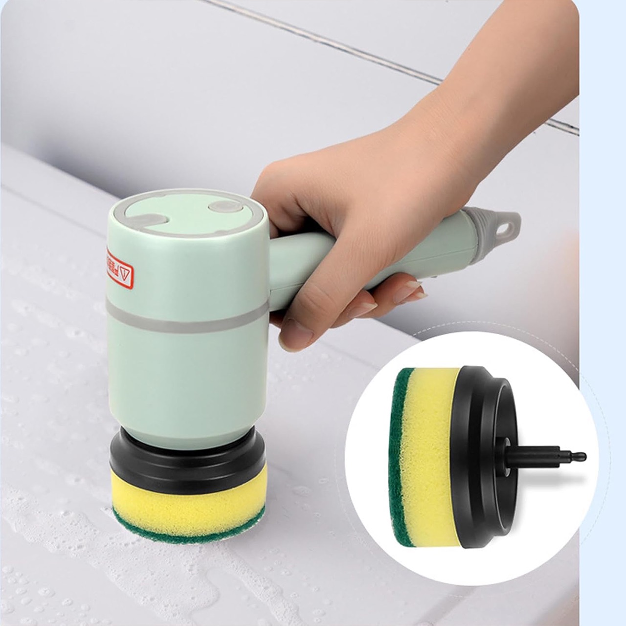 Spinny, buretele electric multifuncțional de curățare cu cap rotativ la 360° - Image 5