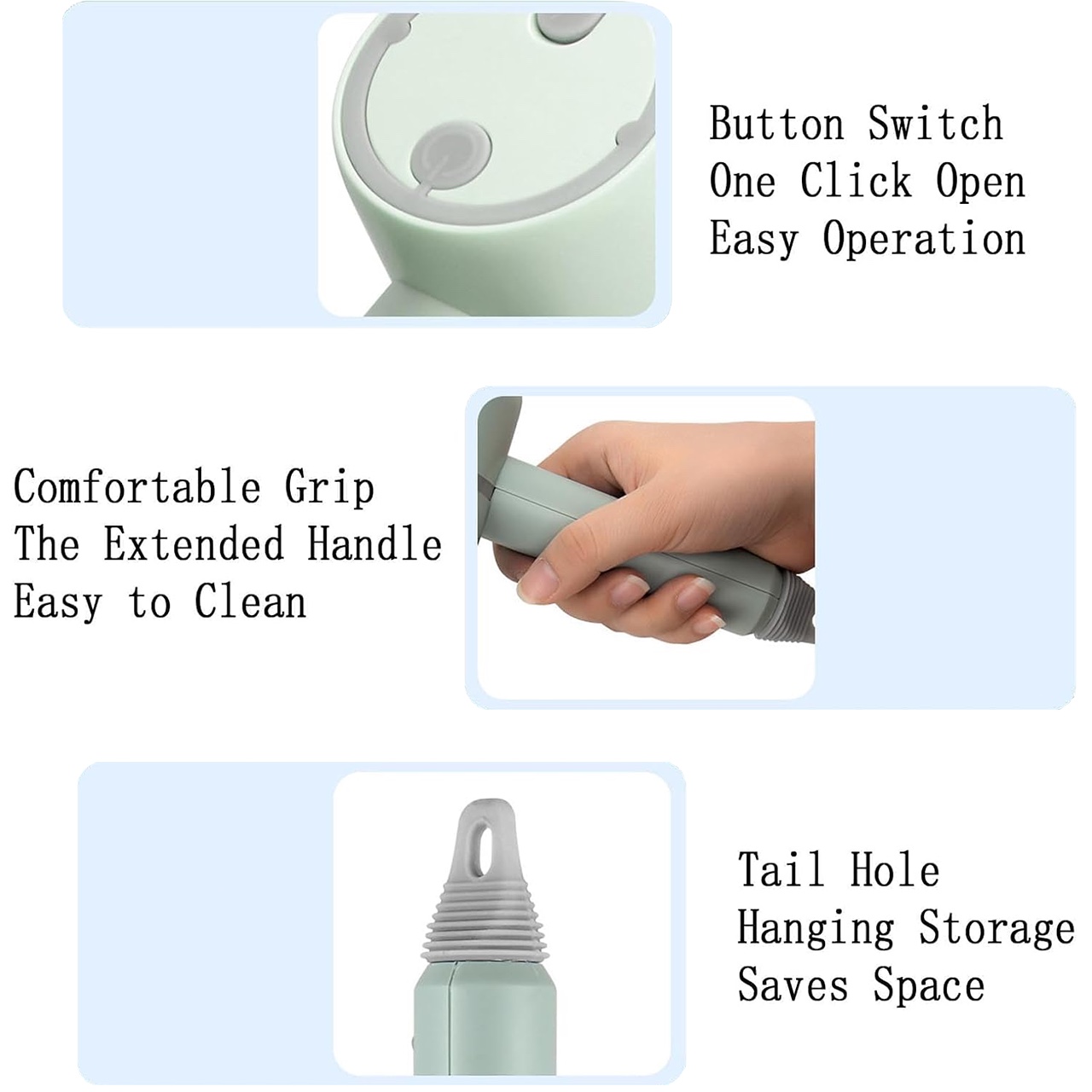 Spinny, buretele electric multifuncțional de curățare cu cap rotativ la 360° - Image 7