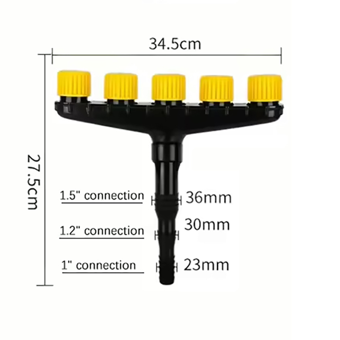 Splitter, Pulverizator de grădină cu 5 duze - Image 2