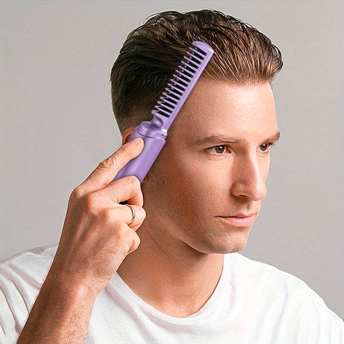 StraightHair, placa de îndreptat părul în formă de pieptene portabil - Image 8