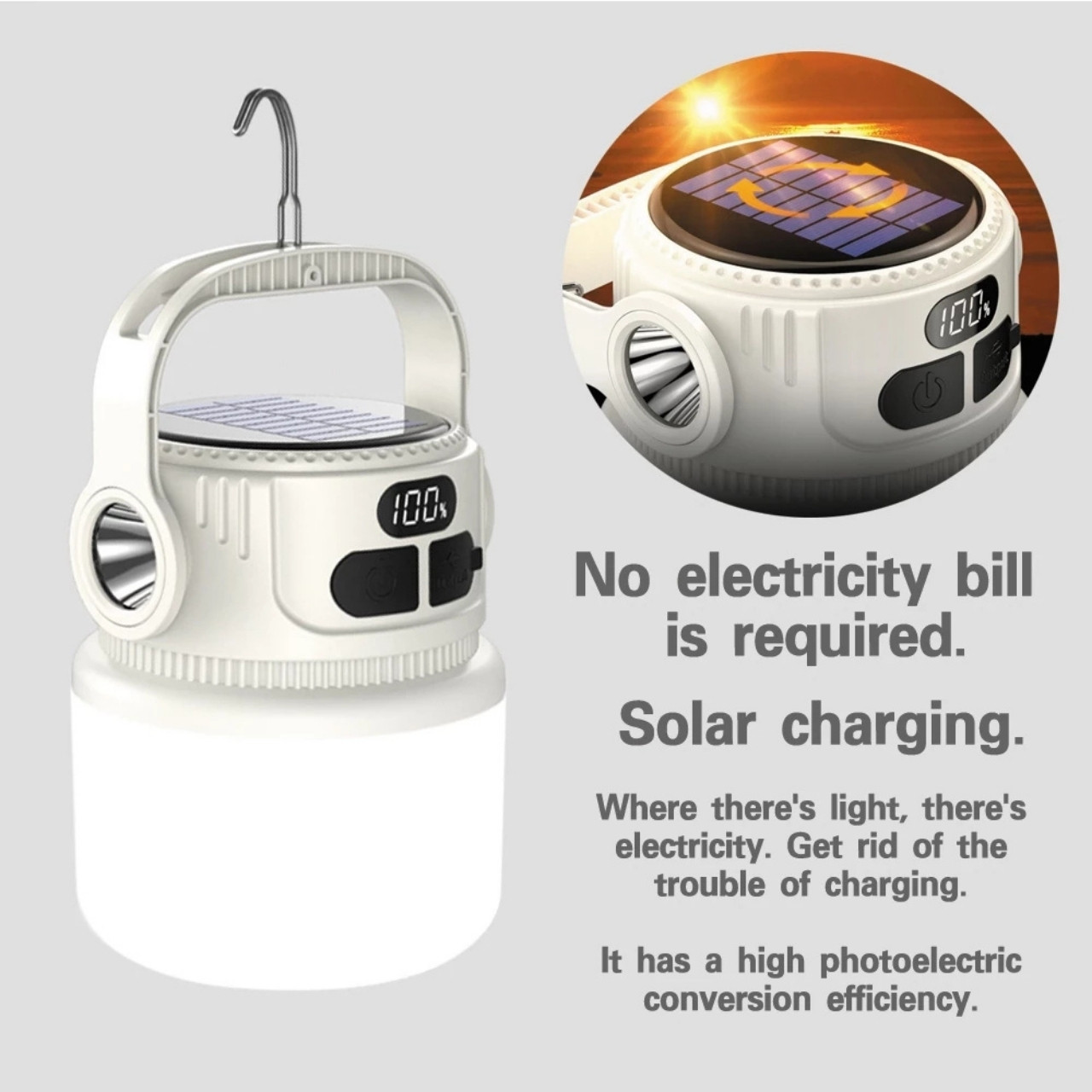 SuperBulb, ED Solar Light și Încărcător într-un Singur Dispozitiv - Image 5
