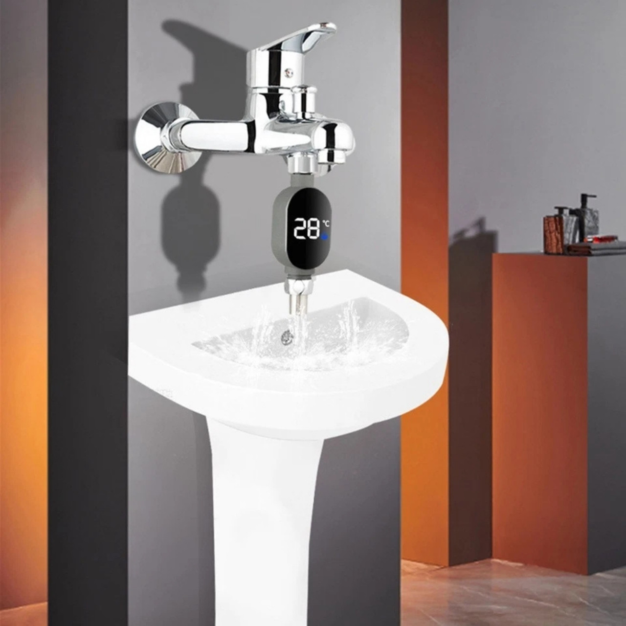 ThermFlow, termometrul inteligent cu LED pentru duș - Image 3