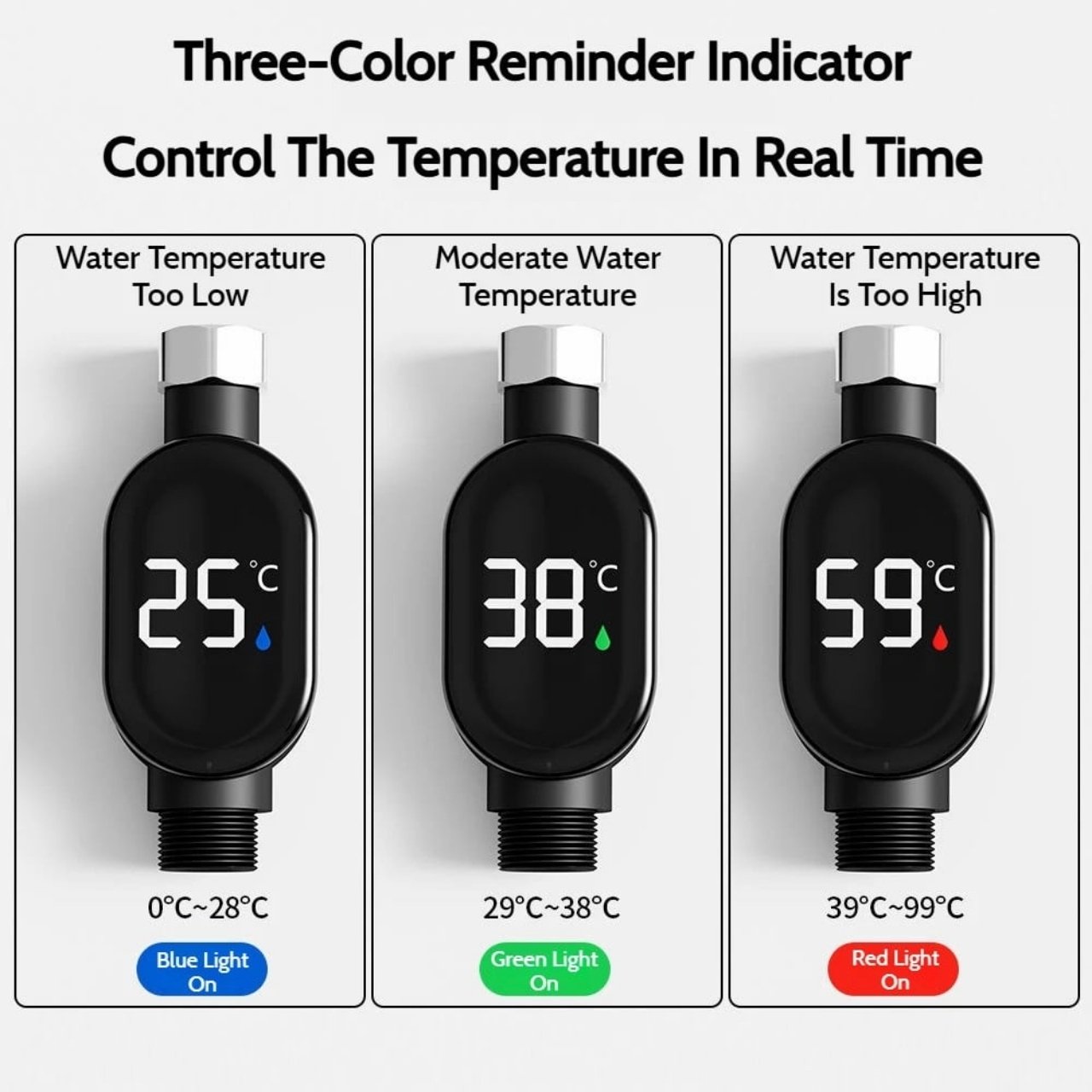 ThermFlow, termometrul inteligent cu LED pentru duș - Image 8