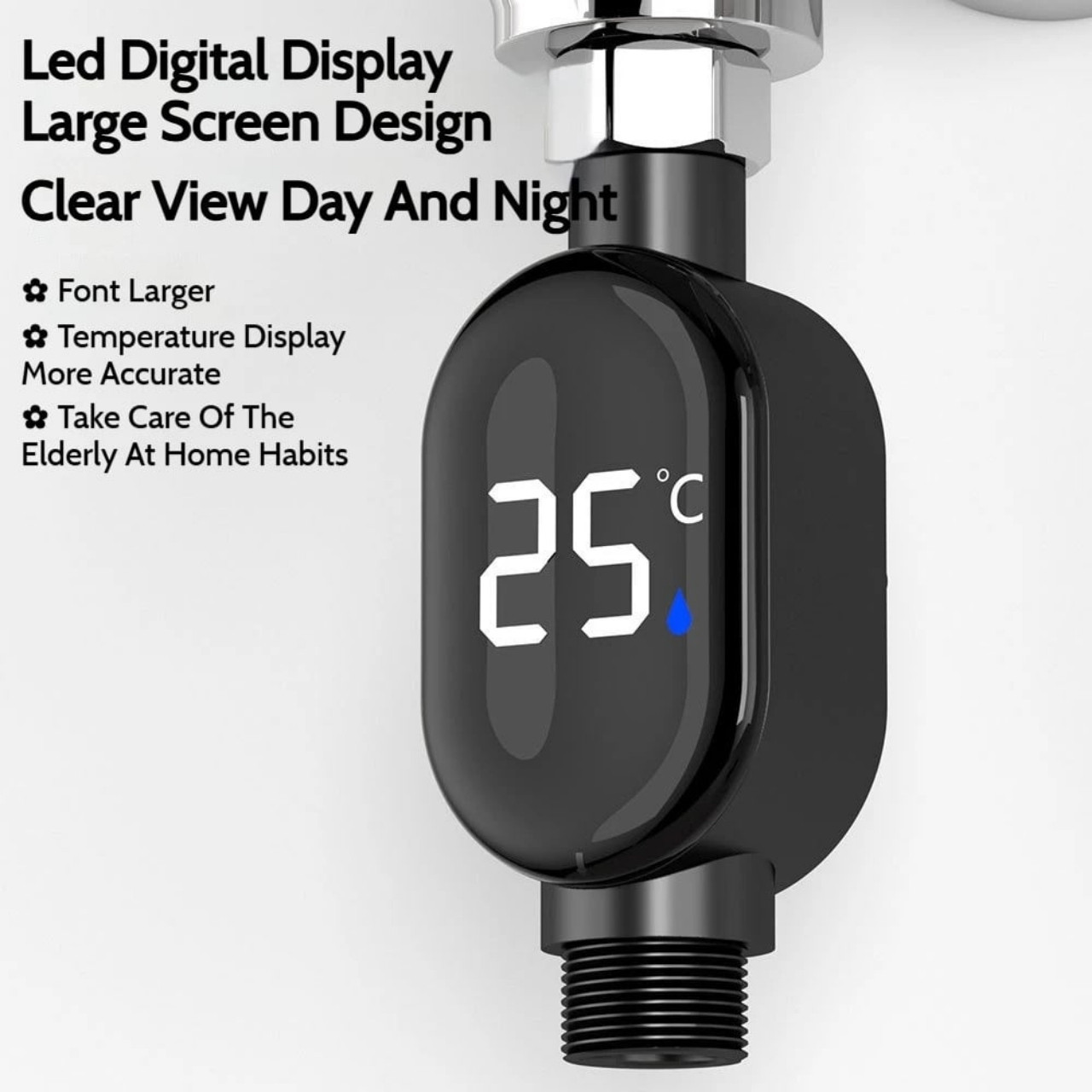 ThermFlow, termometrul inteligent cu LED pentru duș - Image 9
