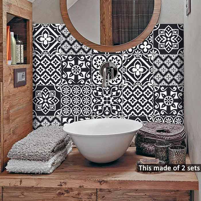 TileDecor, autocolante imitație faianță (set de 10 bucăți) - Image 3