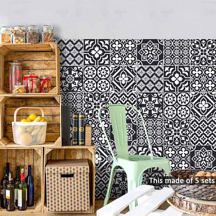 TileDecor, autocolante imitație faianță (set de 10 bucăți) - Image 5
