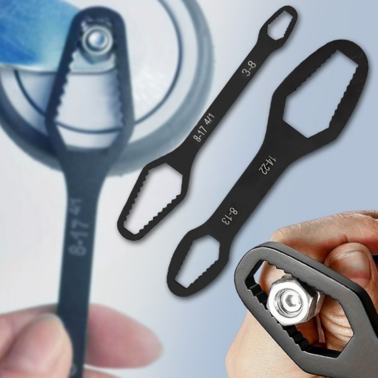 Potrivită pentru lucrări de întreținere DIY și profesionale - înlocuiește o întreagă trusă de scule cu o singură cheie.