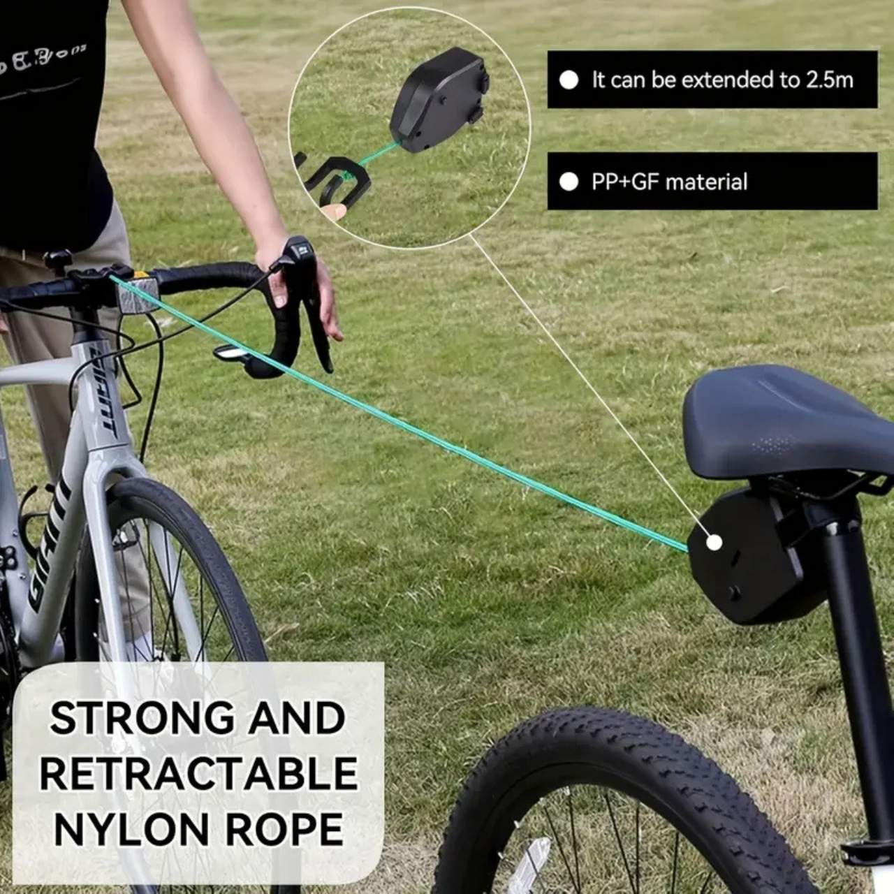 TowRope, frânghie de remorcare pentru bicicletă - Image 9