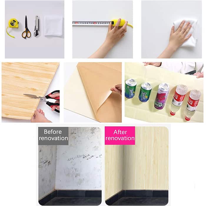 TreeWallStickers, tapet 3D autoadeziv pentru înfrumusețarea camerei (set de 4 bucăți) - Image 2